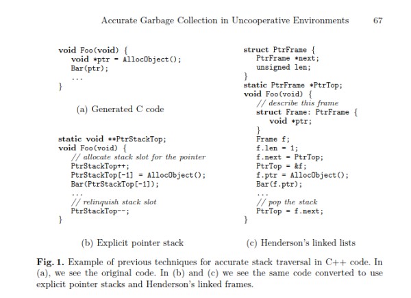 Accurate Garbage Collection in Uncooperative Environments